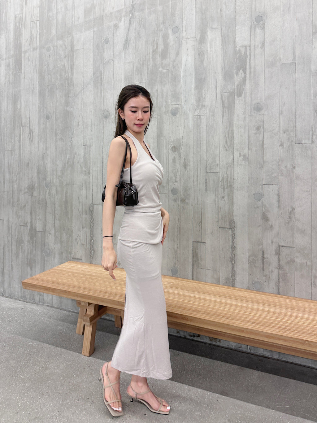 Bra Top & Skirt Cotton Set