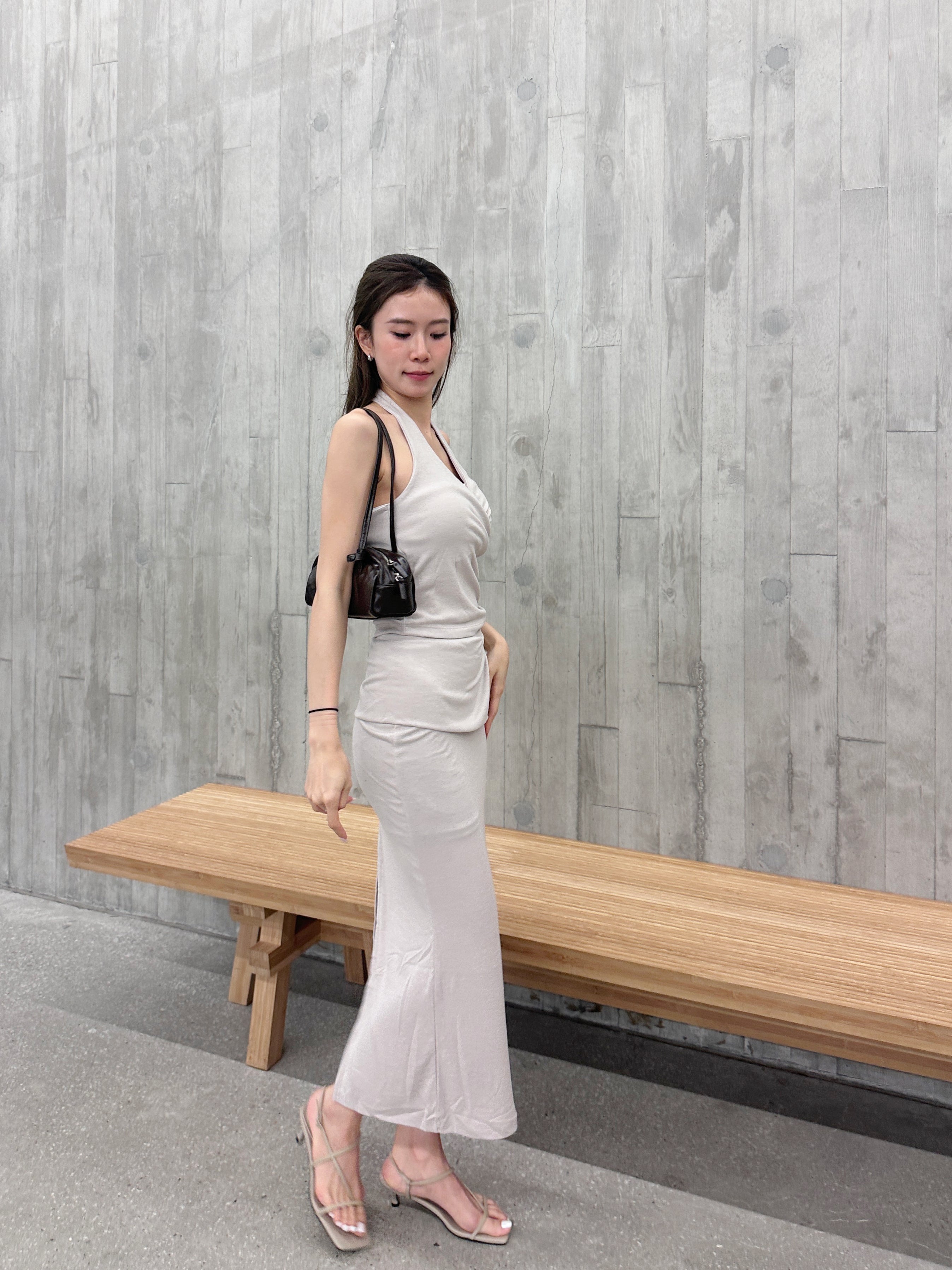 Bra Top & Skirt Cotton Set