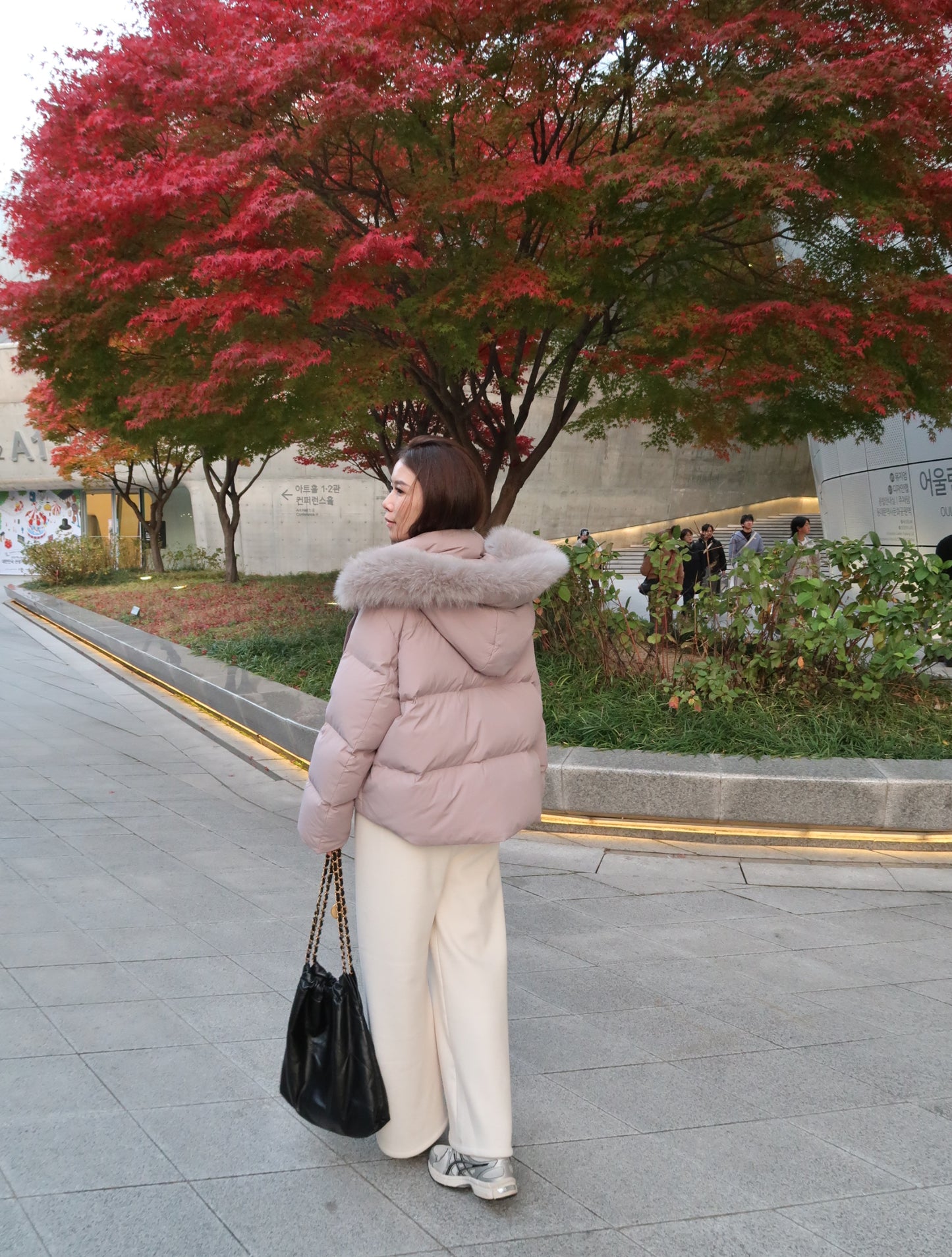 Dusty Pink Down Jacket