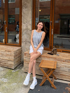 Knitted Tied Both Side Tank