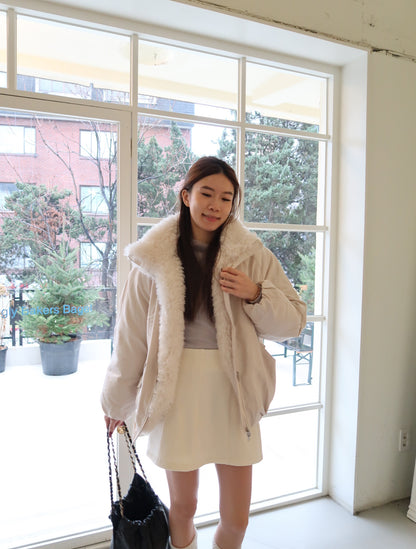 Fluffy All the way Oversized Jacket
