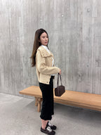 Big Neck Knitted Jacket