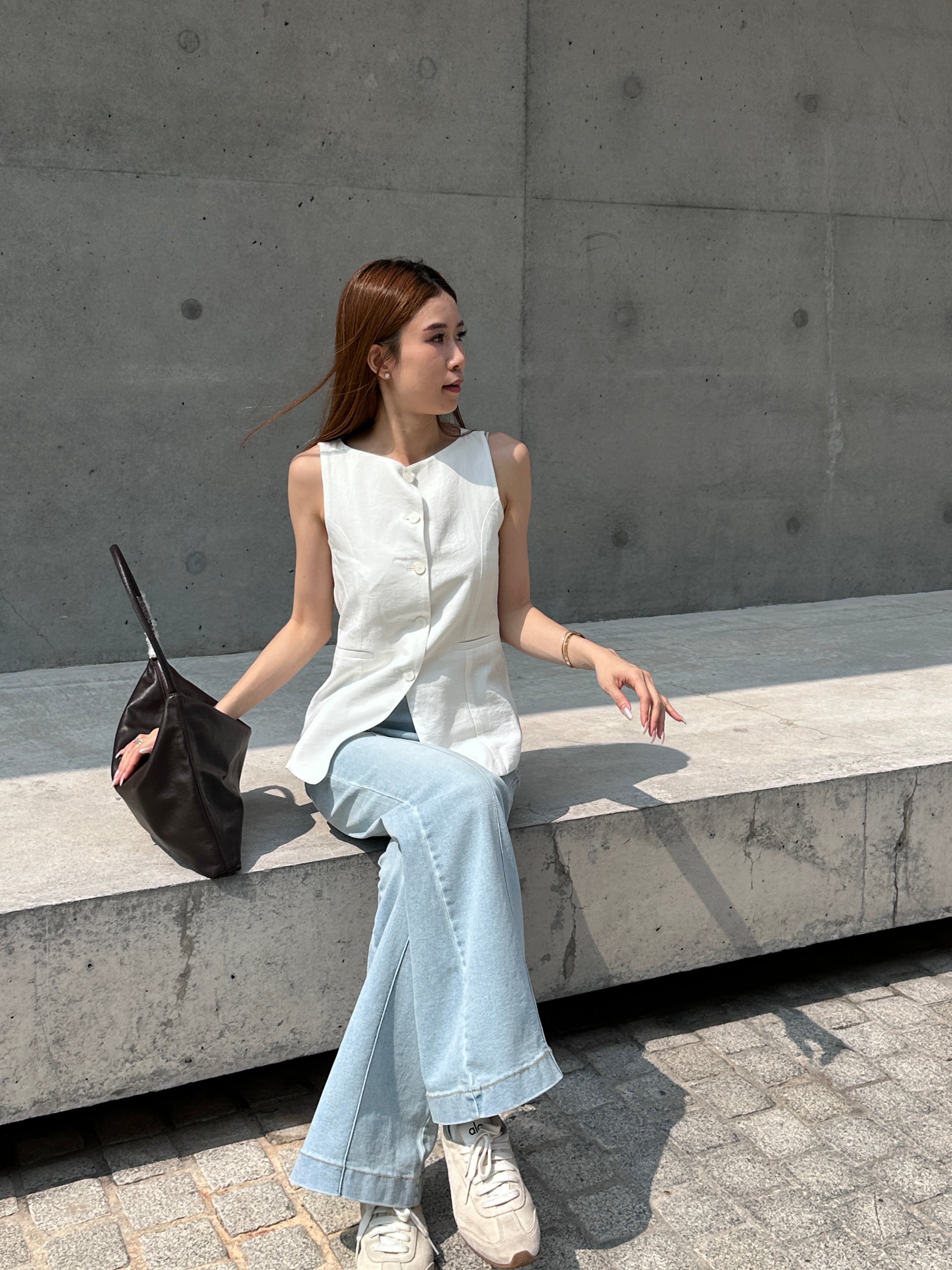 French Style Slim Vest