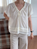 Tied Both Ways Shirt Top