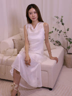 Silk & Chiffon Grand Maxi Dress