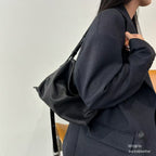 Real Leather Office Zipped Bag 大小號（底部幼版）
