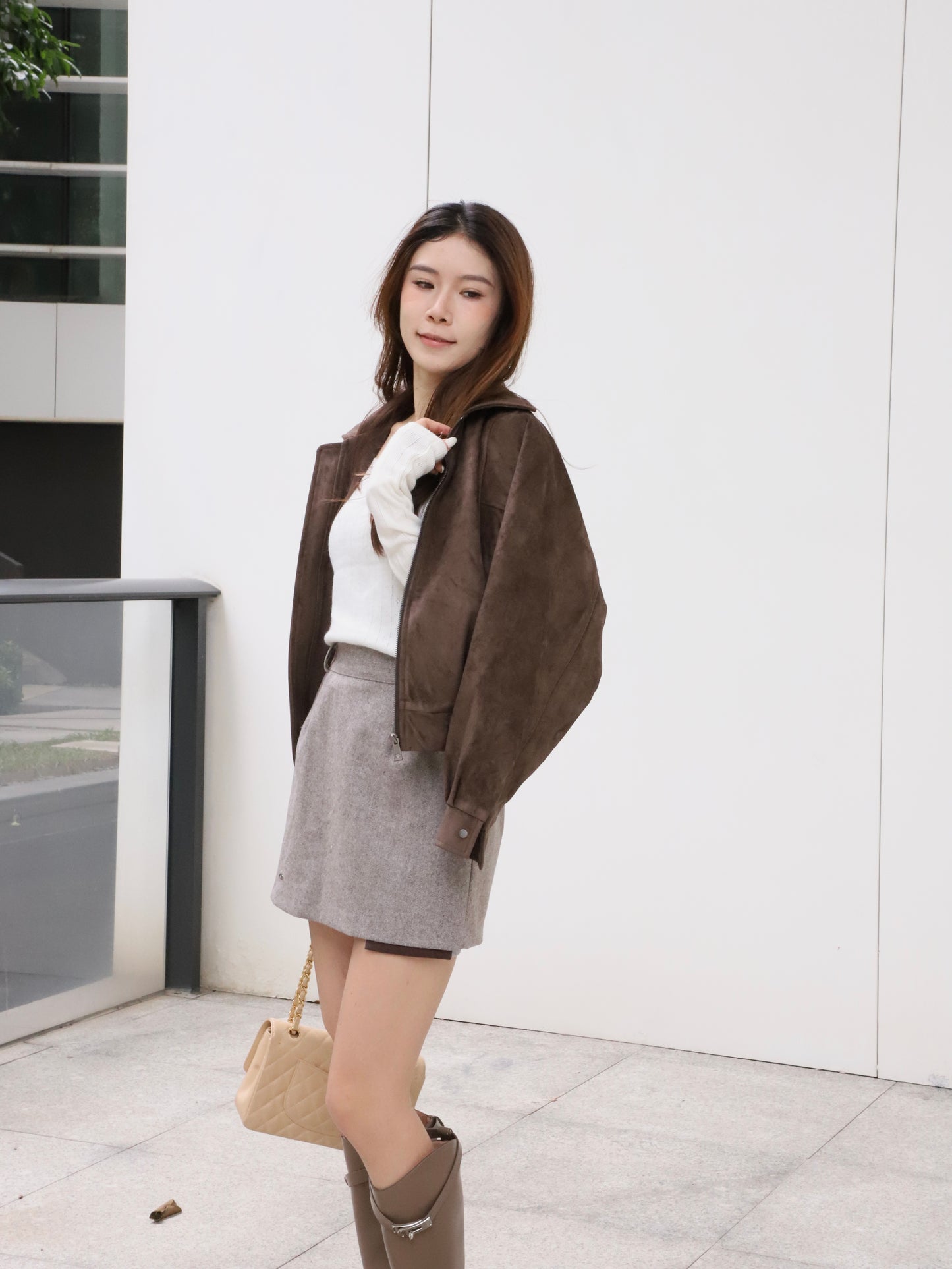 Lace Mix Off Shoulder Top