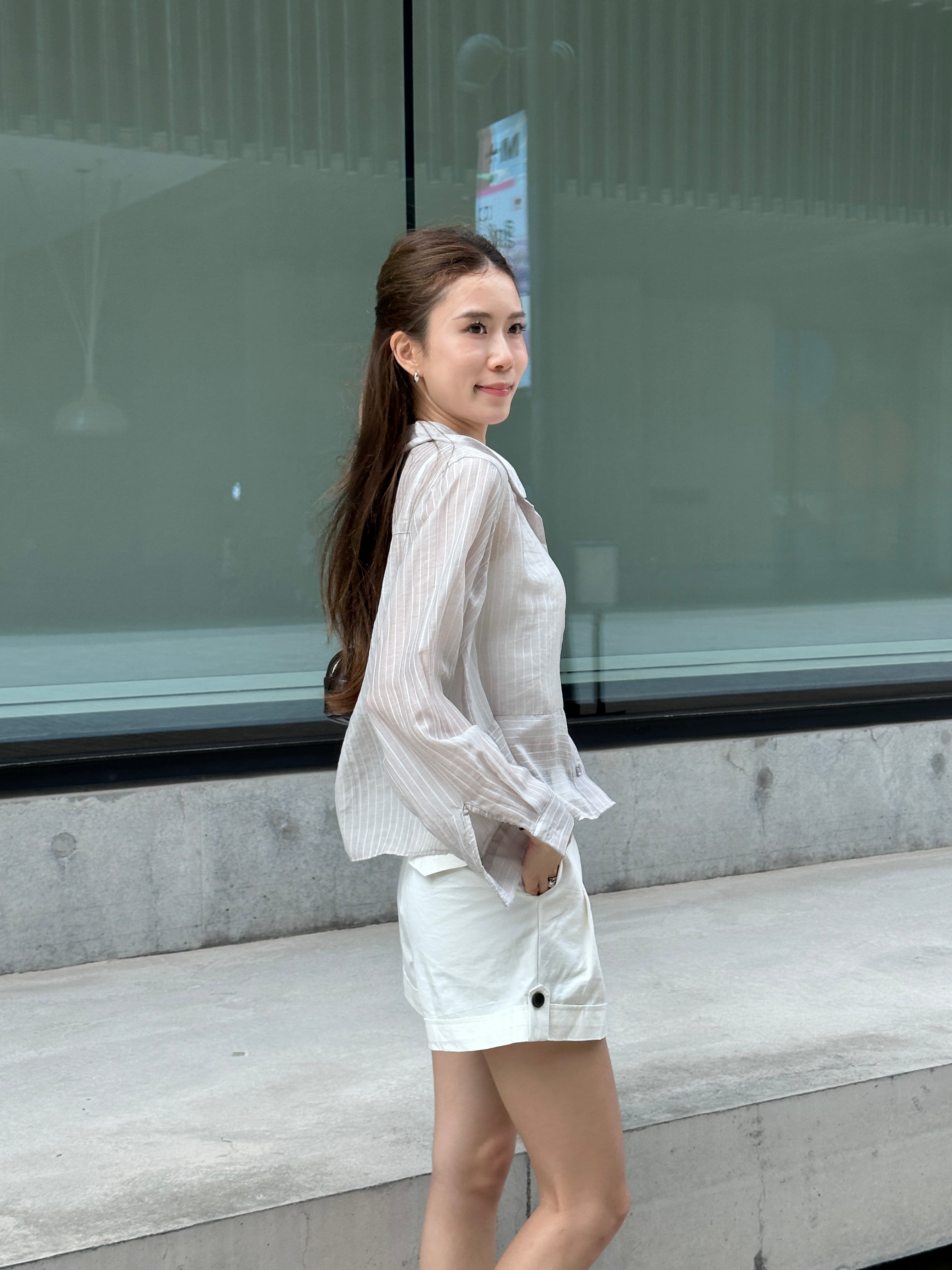 Summer Button Shorts (without belt)