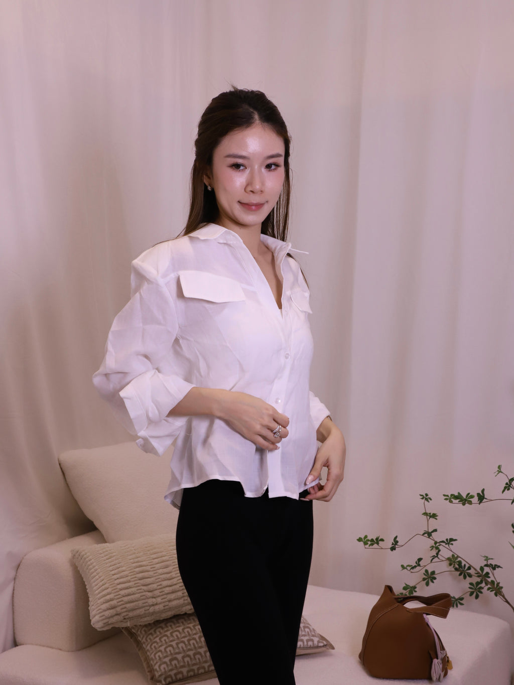 Linen High Premium Shirt Top