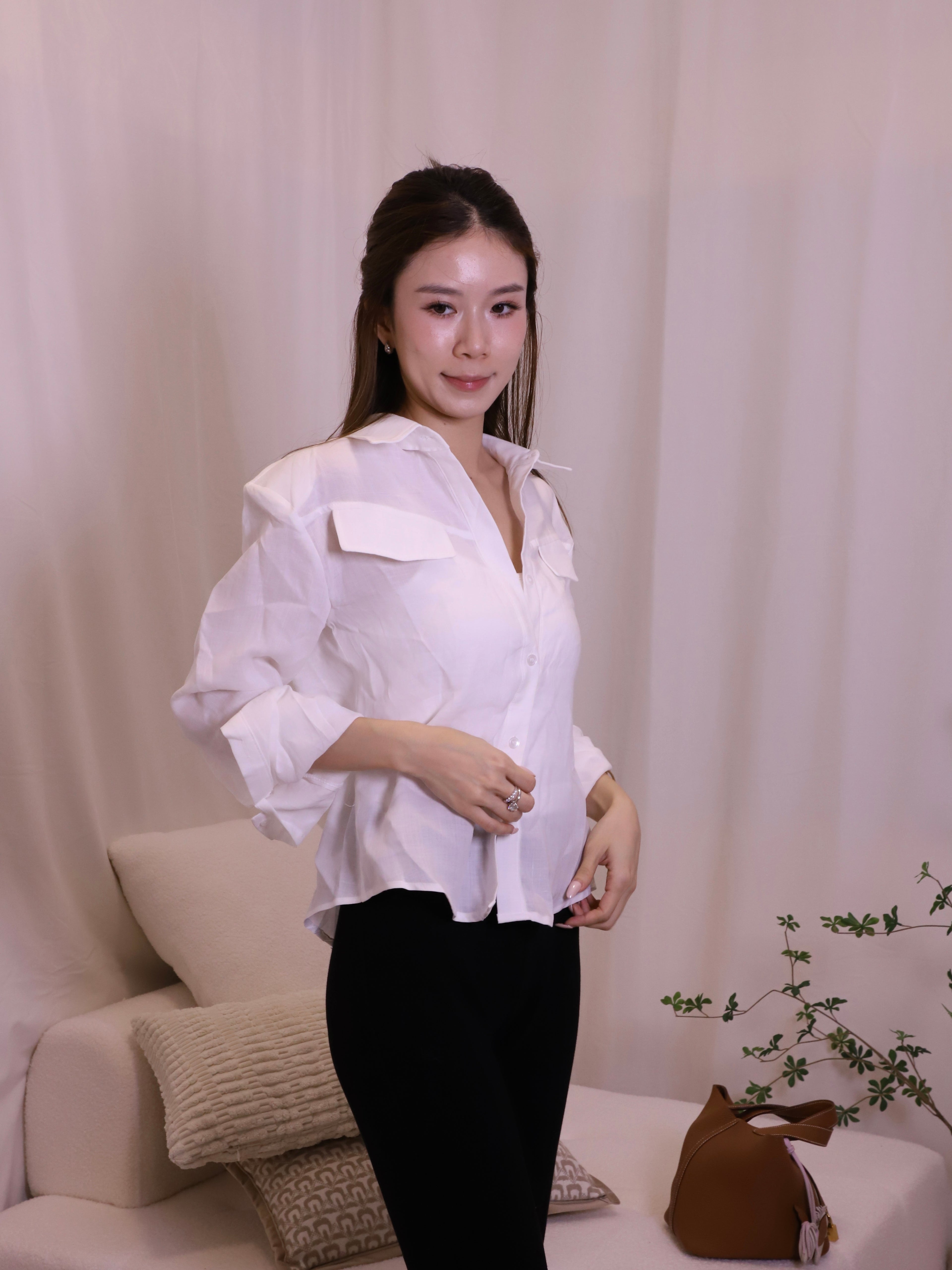 Linen High Premium Shirt Top