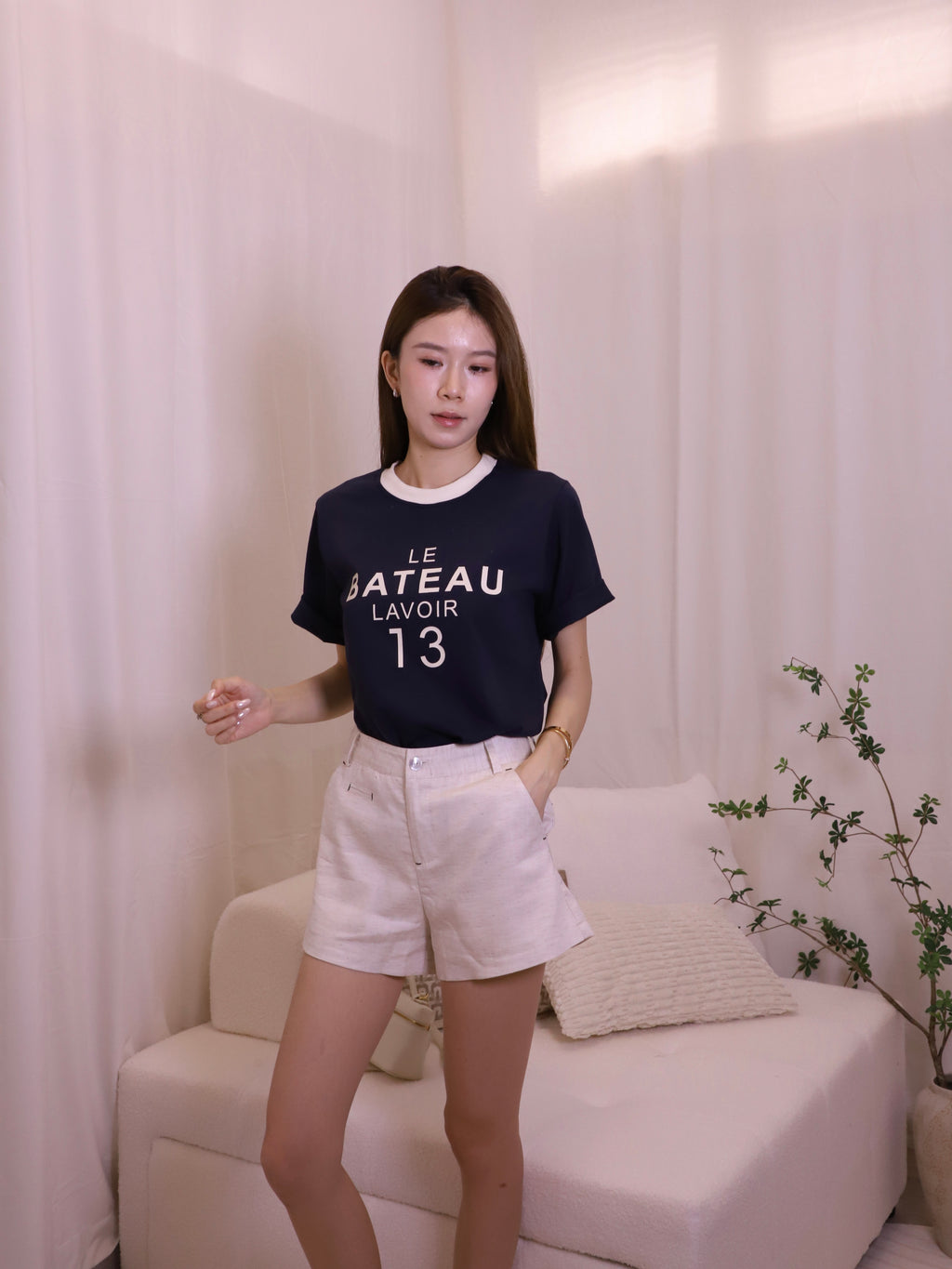 Bateau Cotton T Top