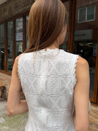 Whole Lace A Lined Mini Dress