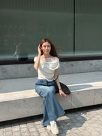 Half Lace Short T Top