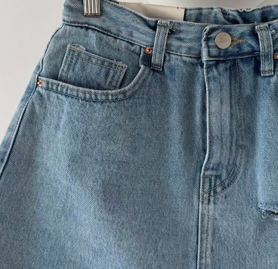 No. 056 Denim Skirt Shorts