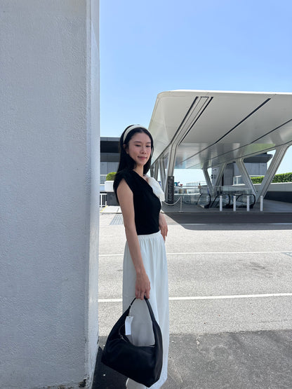 One Ribbon Cotton T Top