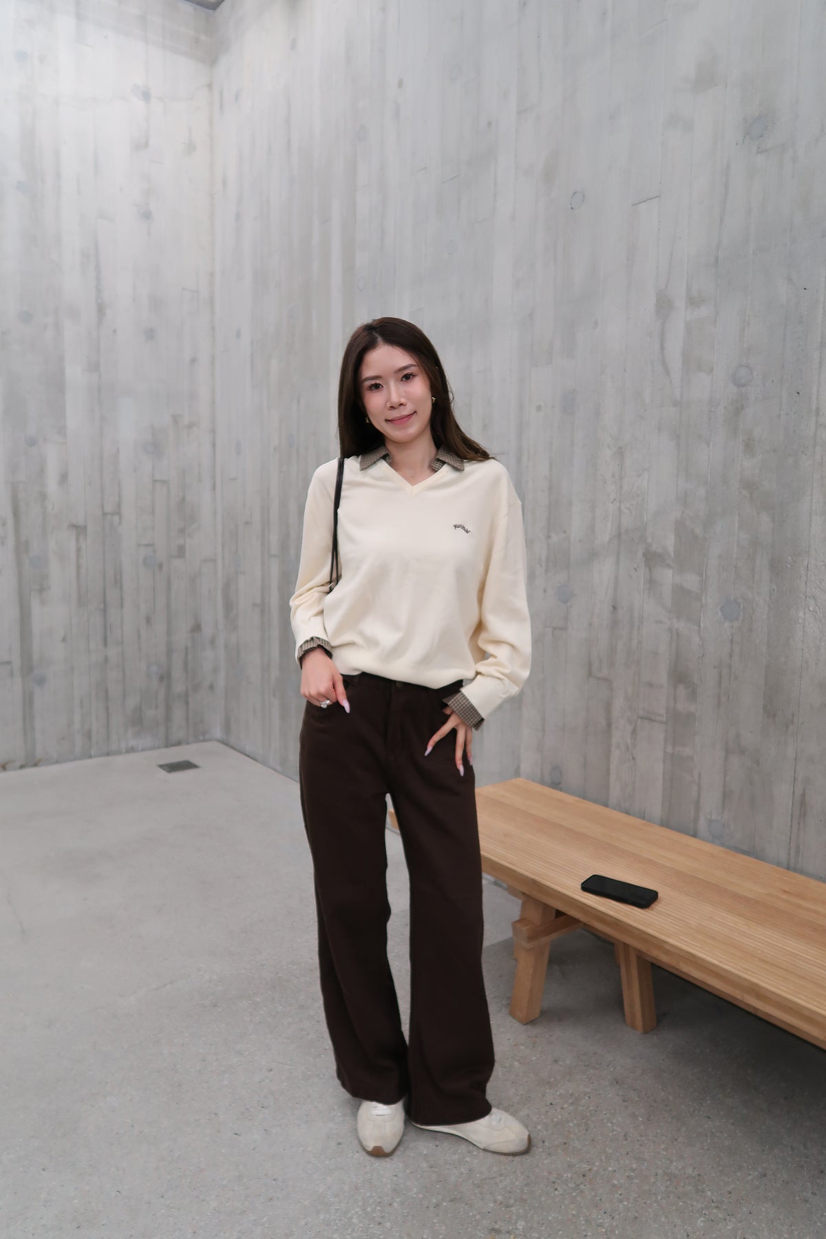 Removable V Neck Sweatshirt
