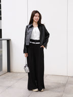 Waist Detailed Chiffon Pants