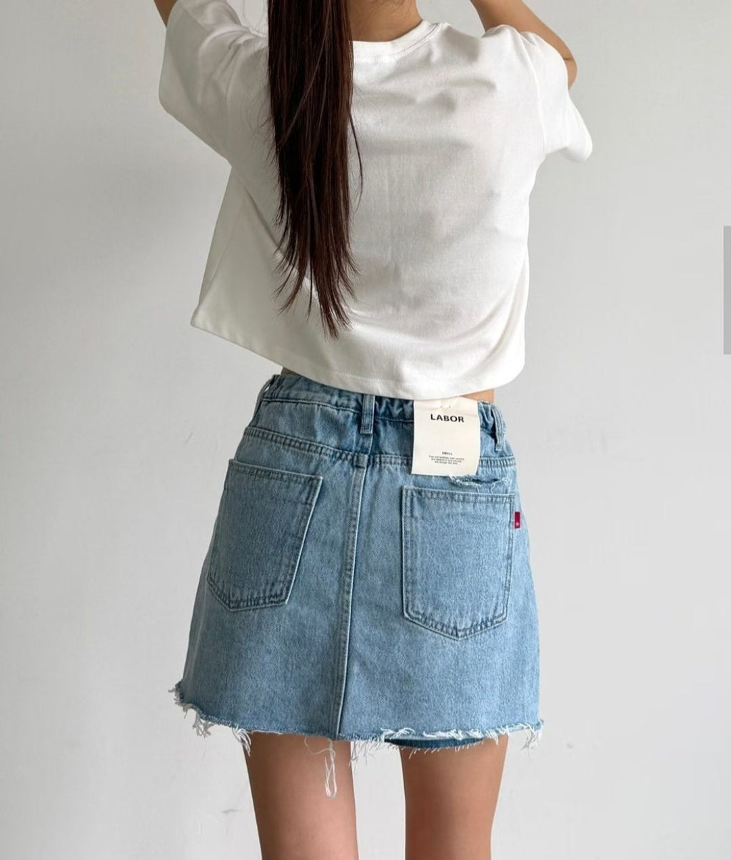 No. 056 Denim Skirt Shorts