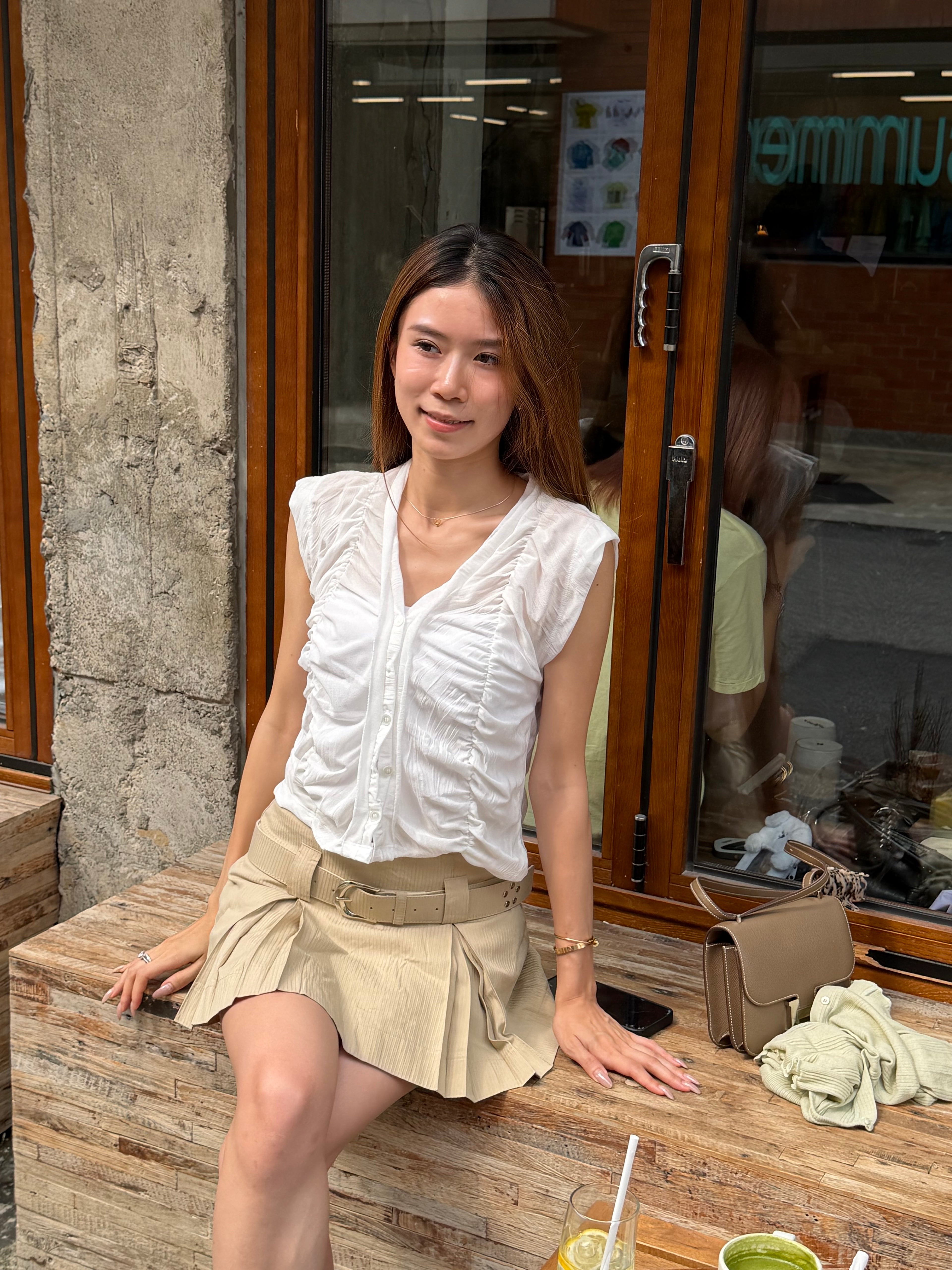 Ruffles Shirt Tank Top