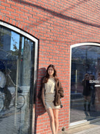 Outline Oversize Fluffy Cardigan