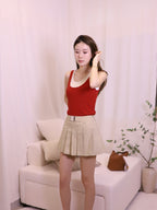 Doubled Layer Cotton Tank Top