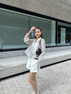Summer Button Shorts (without belt)