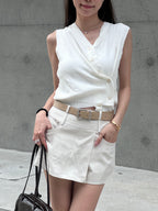 Knitted Buttom Up Vest