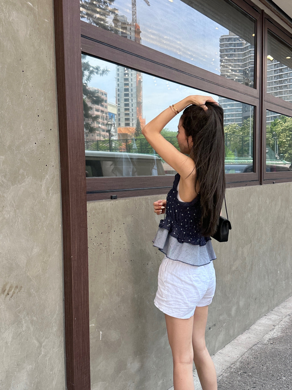 Cotton Tank with Ruffles