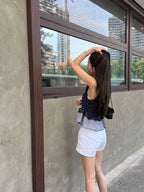 Cotton Tank with Ruffles