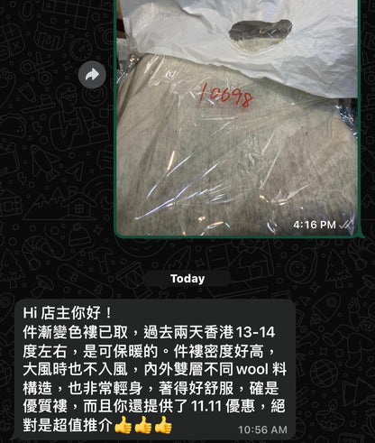 Dif Colour Wool Jacket