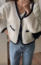Outline Tweed Cardigan