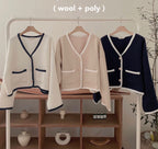 Outline Tweed Cardigan