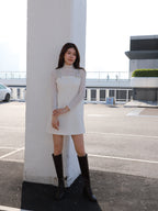 Diamond Ribbon Christmas Dress