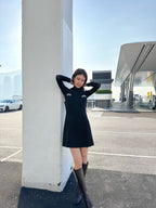 Diamond Ribbon Christmas Dress