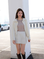 Soft Collar Thin Cardigan