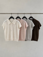Wool Polo T Top
