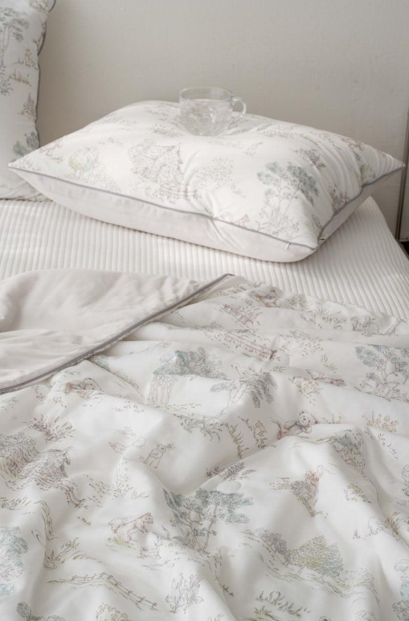 <降温！紗涼感被> 森林童話款