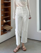 No. 734 White Skinny Jeans