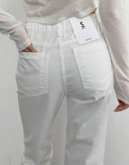 No. 734 White Skinny Jeans