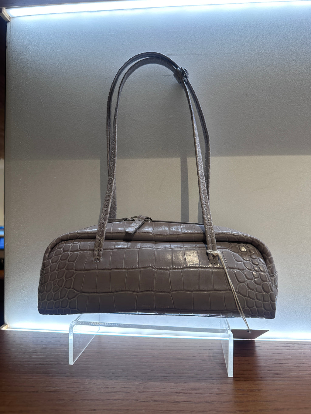 Real Leather ￼Box Bag (鱷魚皮￼)
