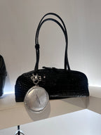 Real Leather ￼Box Bag (鱷魚皮￼)