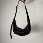 Real Leather Moon Bag