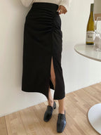 Tied up Chiffon Maxi Skirt