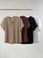 Basic V Neck T Top