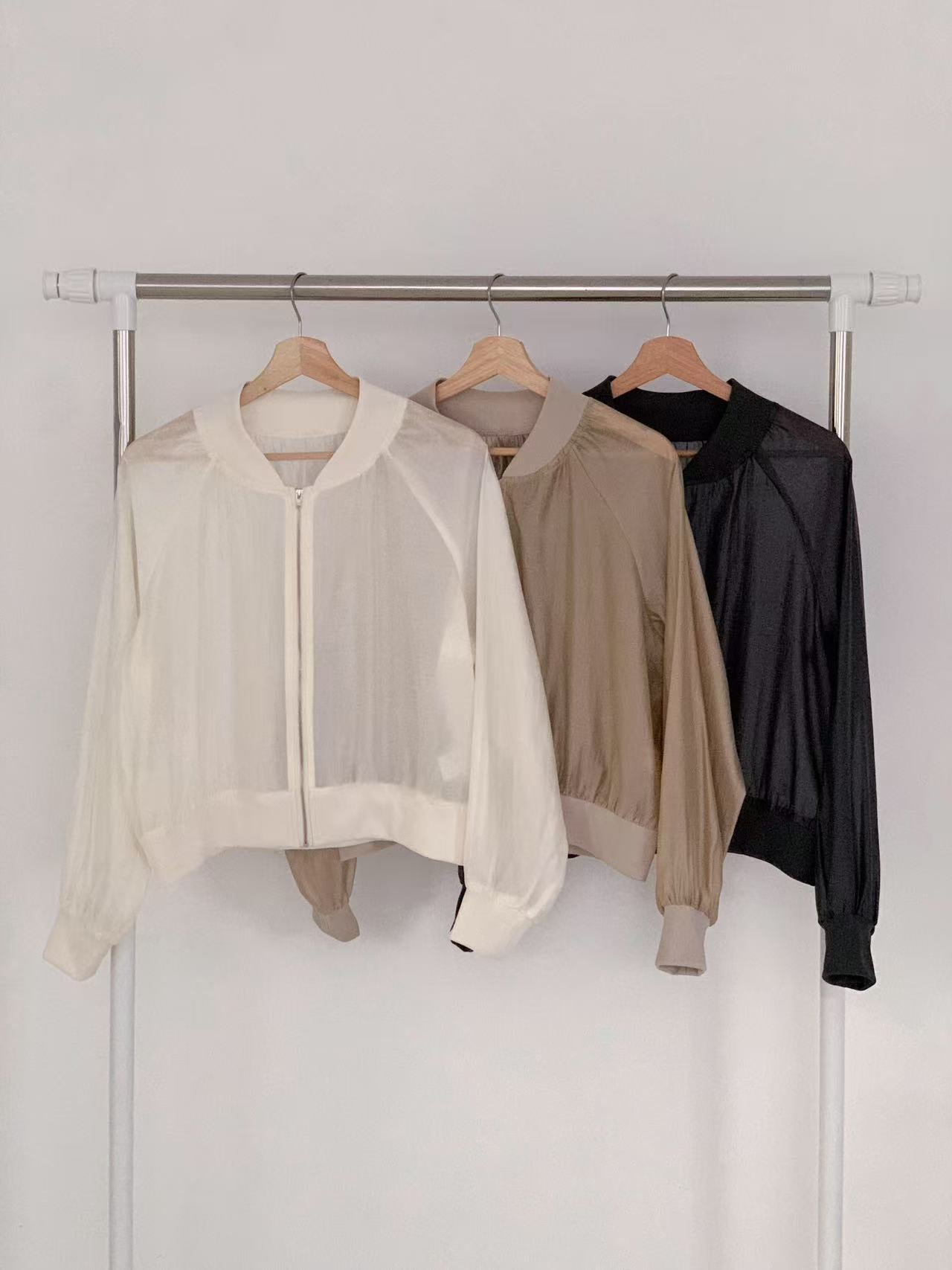 See Through Zipper Jacket