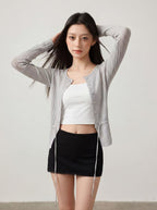 Linen Tied Waist Cardigan