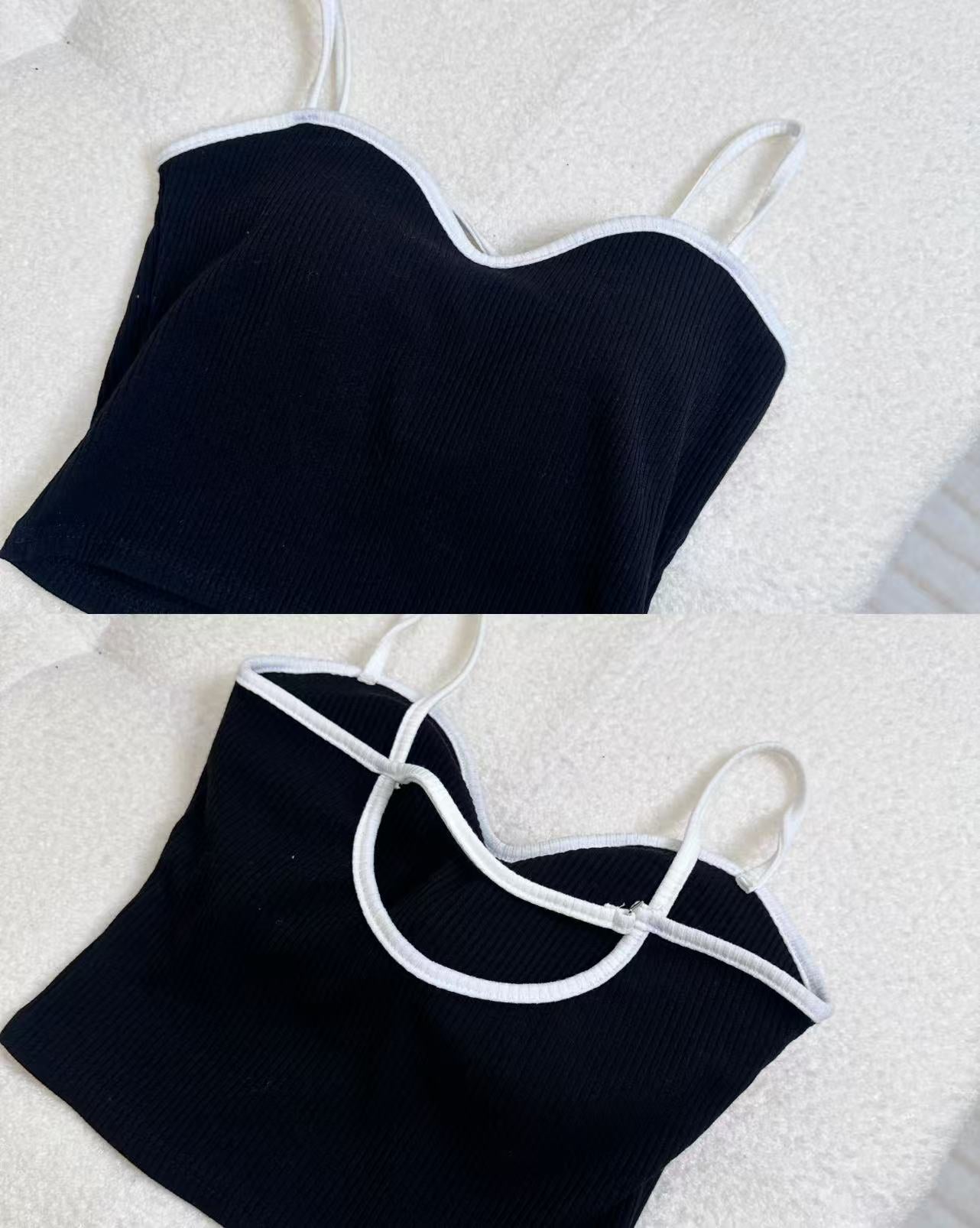 Lined Back Bra Top