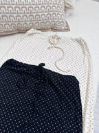 Dotted Cotton Maxi Dress