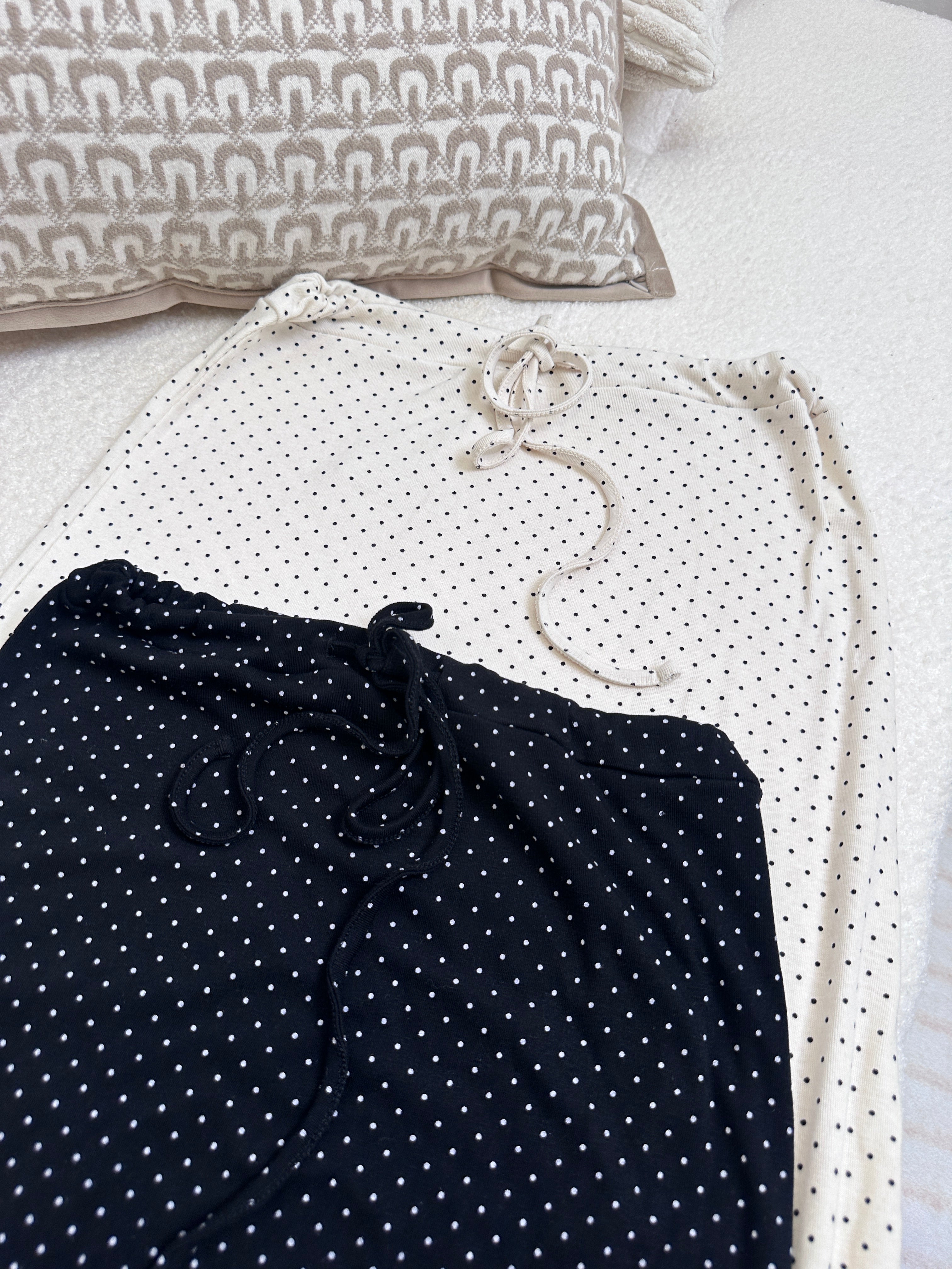 Dotted Cotton Maxi Dress