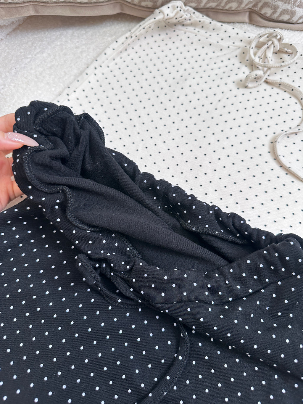 Dotted Cotton Maxi Dress
